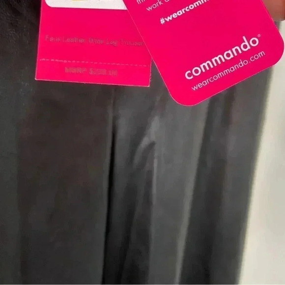 NWT Commando Faux Leather Wide Leg Trouser size XS - Picture 9 of 14